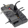 Tripp Lite ProtectIT TLP808TELTV 8 Outlets 120V Surge Suppressor - Receptacles 8 x NEMA 5-15R - 2160J TLP808TELTV