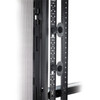 APC Narrow Vertical Cable Organizer - Rack Cable Guide - Black - 42U Rack Height AR7511