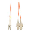 Tripp Lite Duplex Fiber Optic Patch Cable - Fiber Optic - Patch Cable - 23 ft - 2 x LC - 2 x SC - Orange N316-07M