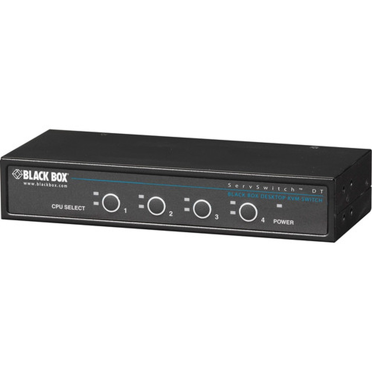 Black Box ServSwitch DT Basic II 4-Port - 4 Computers - 1 Local Users - 1920 x 1440 - 10 x PS2 Port5 x VGA - Desktop KV7024A