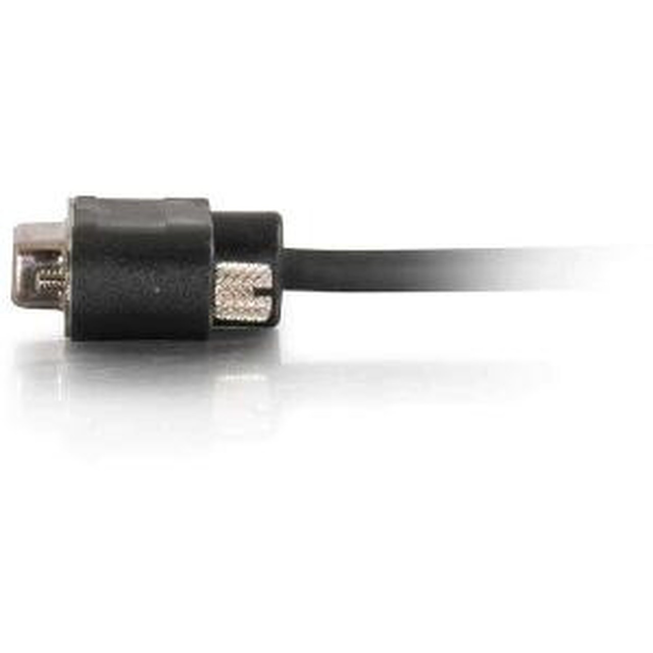 C2G 10ft CMG-Rated DB9 Low Profile Cable M-F - Serial - 10 ft - 1 x DB-9 Male Serial - 1 x DB-9 Female Serial - Shielding - Black 52158