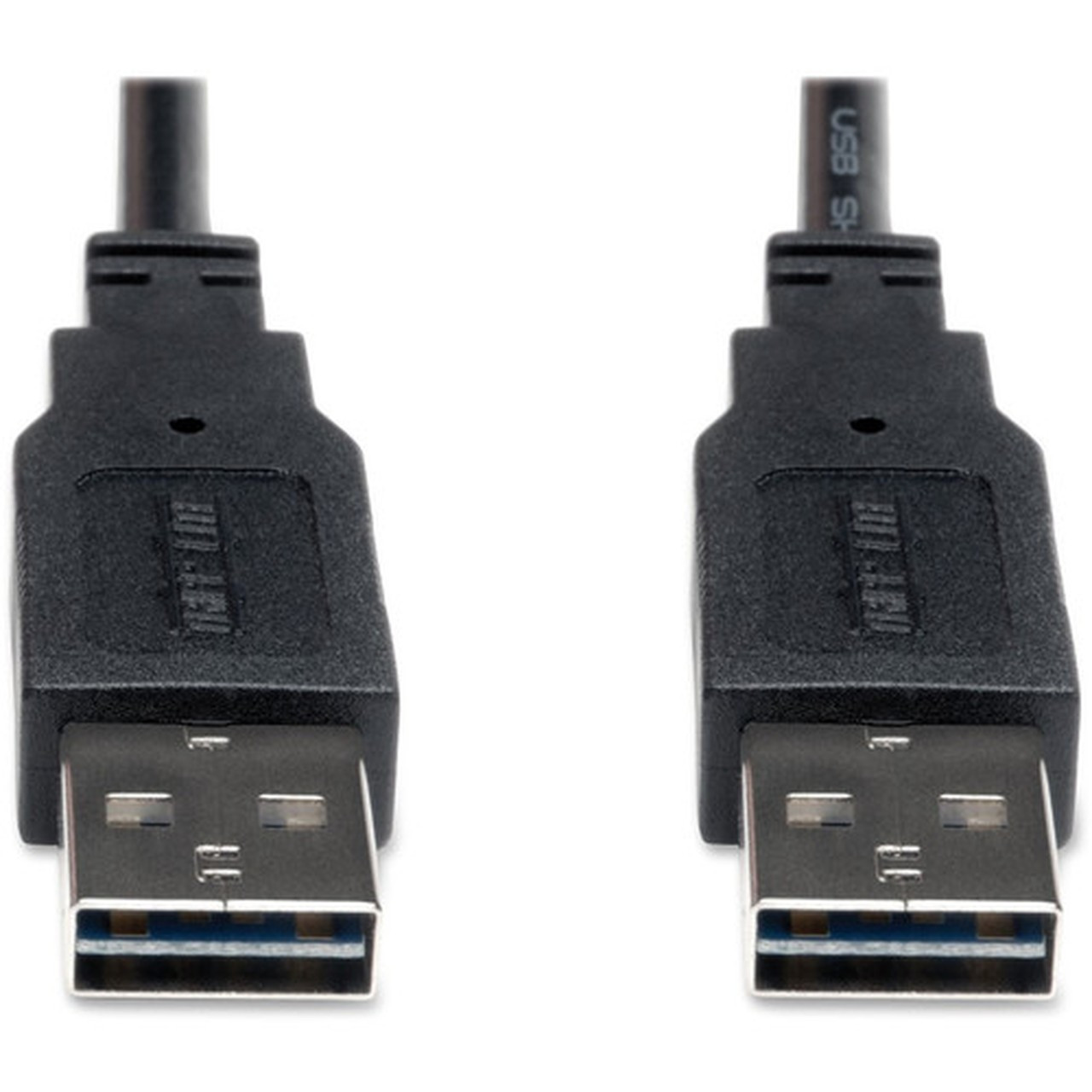 Tripp Lite Universal Rev USB 20 Hi-Speed Cable - USB - 10 ft - 1 Pack - 1 x Type A Male USB - 1 x Type A Male USB - Black UR020-010