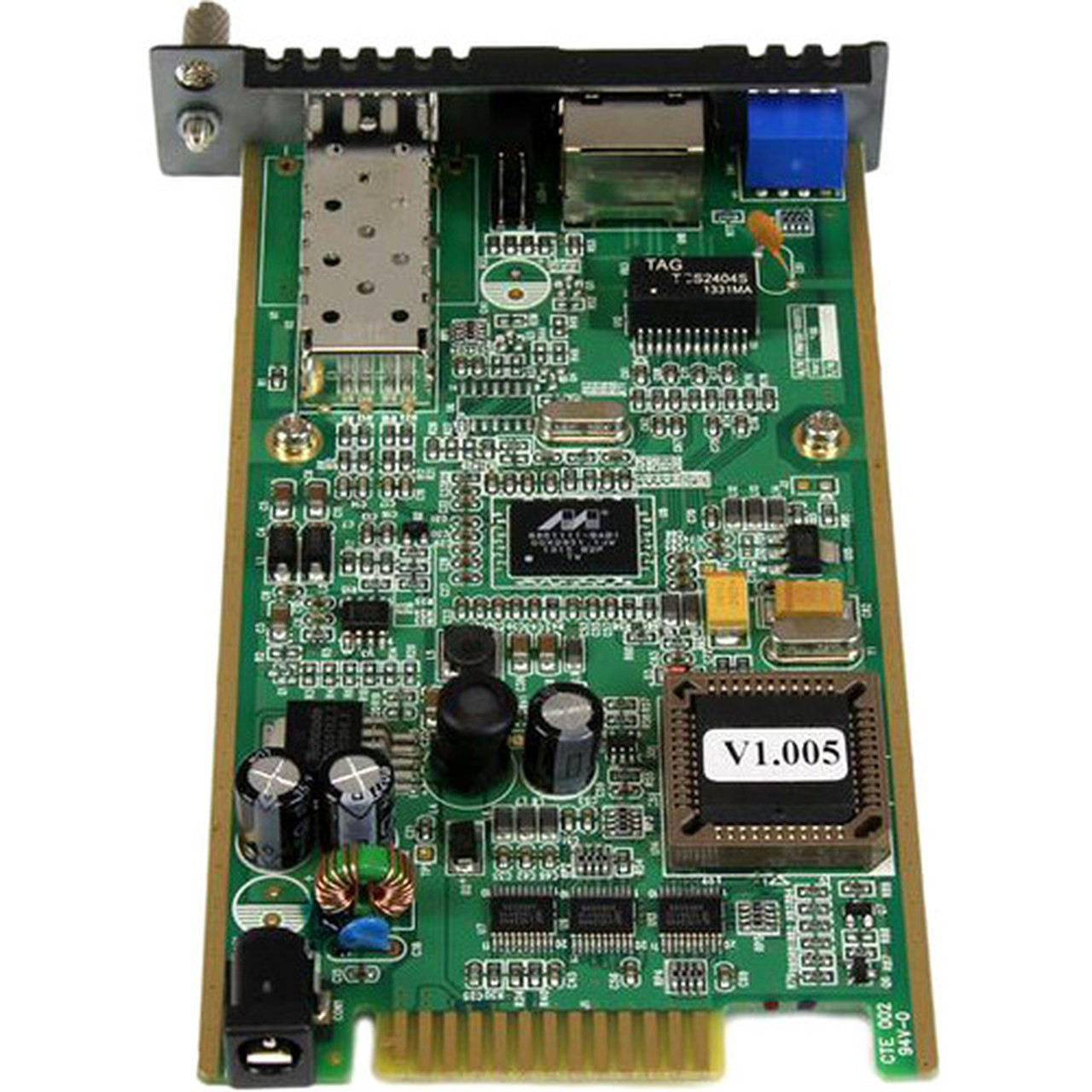 StarTechcom Gigabit Ethernet Fiber Media Converter Card Module with Open SFP Slot - Convert and extend a Gigabit Ethernet connection ET91000SFP2C