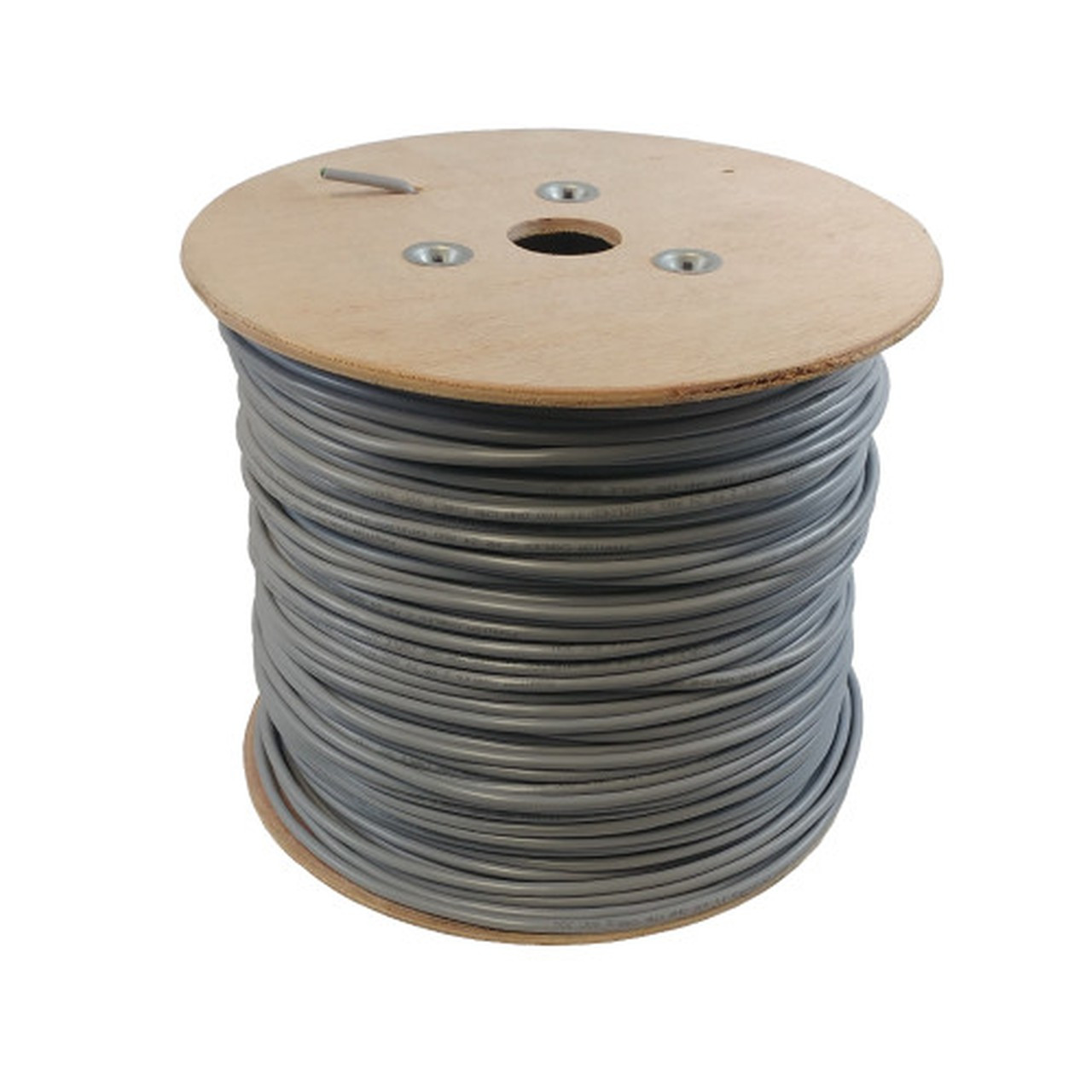 1000ft 2 Pair 24AWG Individually Shielded 100 Ohm T1 Cable - Grey FN-BK-T1