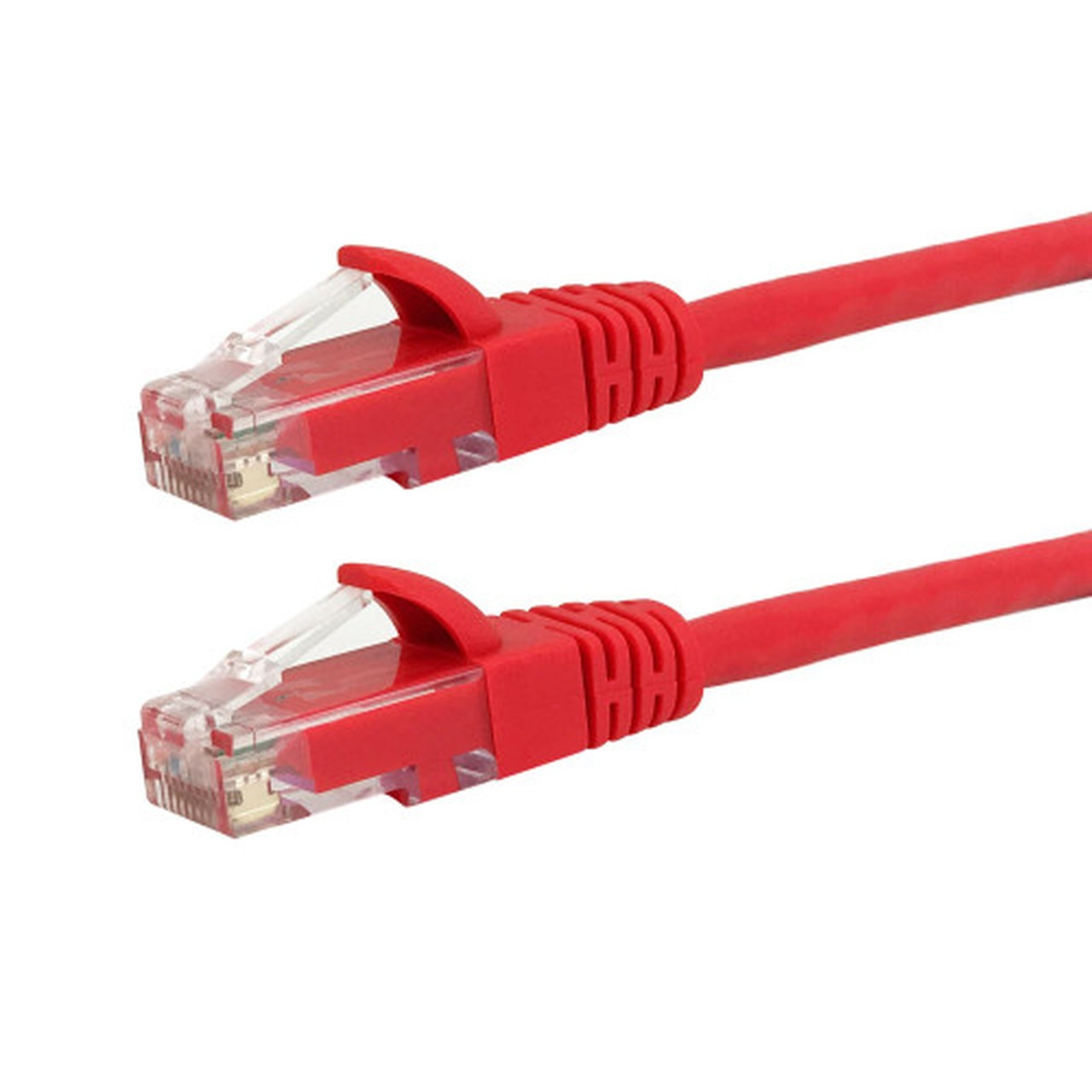 7ft RJ45 Cat5e 350MHz Molded Patch Cable - Red FN-CAT5E-07RD