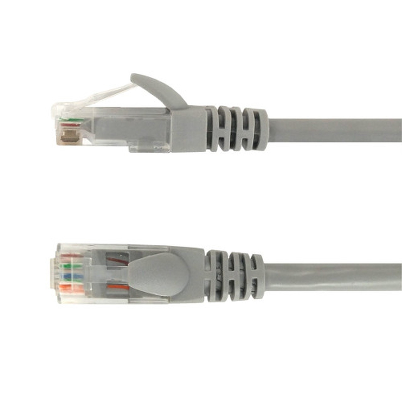 6ft RJ45 Cat6 550MHz Molded Patch Cable - Grey FN-CAT6-06GY