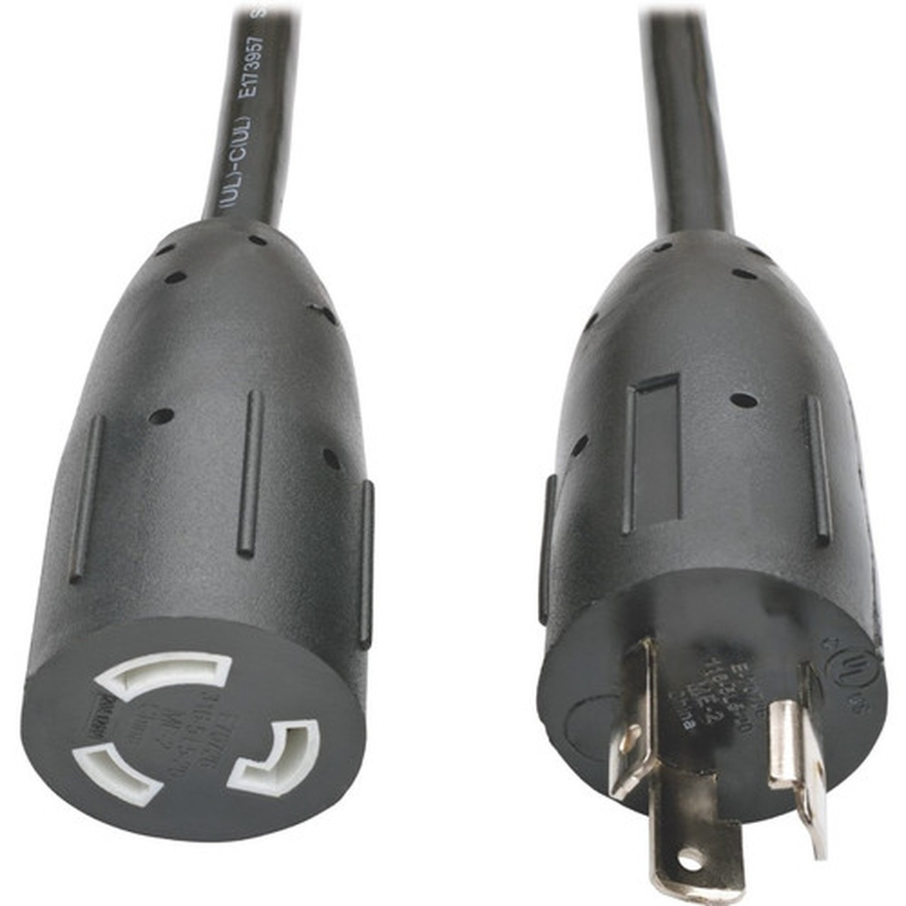 Tripp Lite 10ft Power Cord Extension Cable L5-20P to L5-20R with Locking Connectors Heavy Duty 20A 12AWG 10 - 125 V AC  20 A - Black