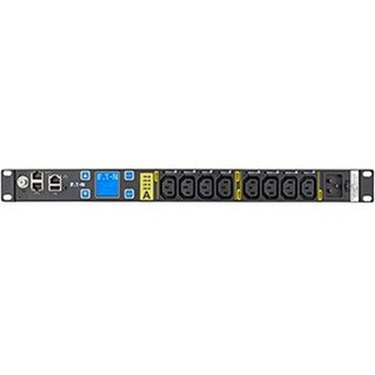 Eaton Managed EMAT10-10 8-Outlet PDU - Managed - IEC 60320 C20 - 8 x IEC 60320 C13 - 120 V AC 230 V AC - 384 kW - Network RJ-45 - EMAT10-10