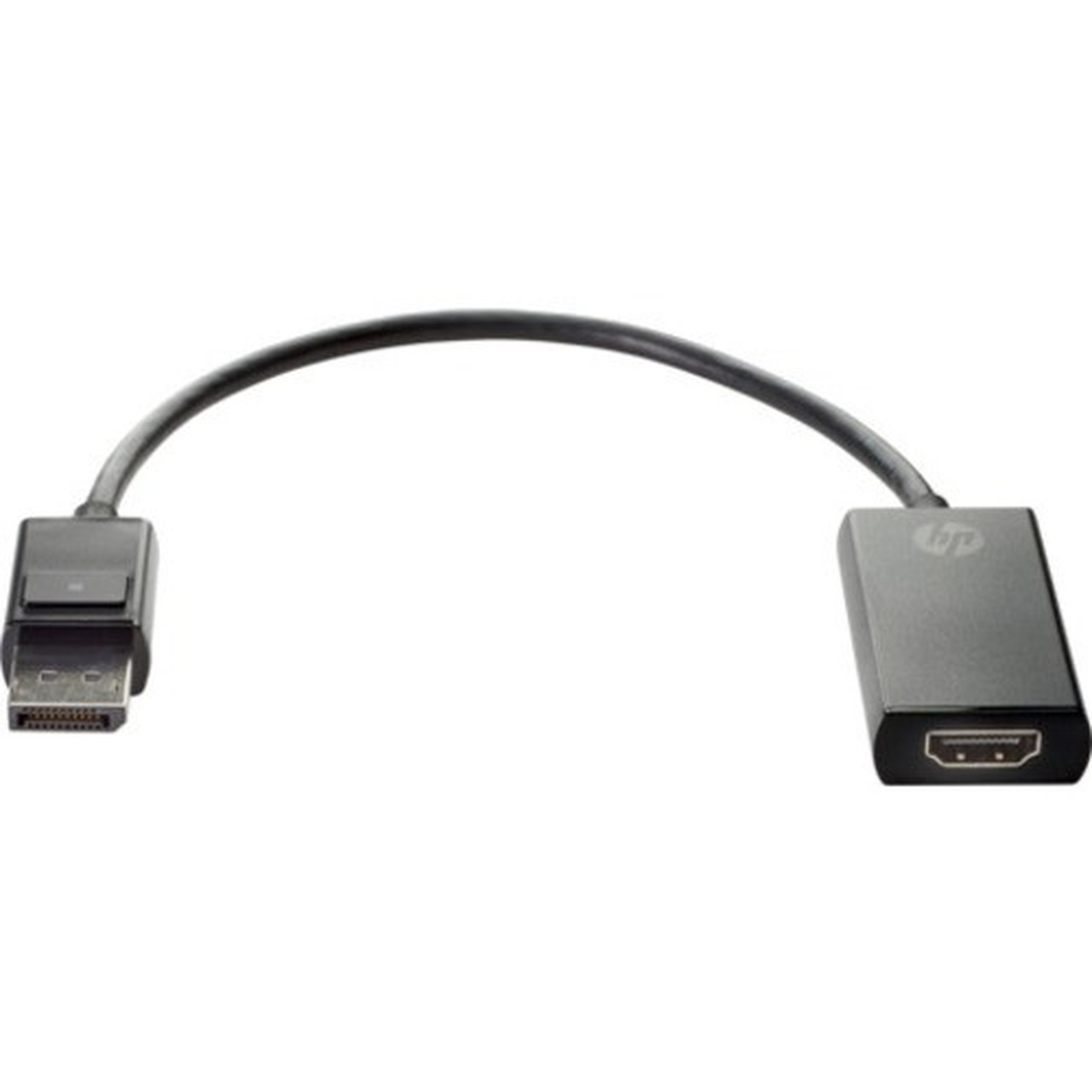 HP DisplayPort to HDMI True 4K Adapter - DisplayPortHDMI AV Cable for AudioVideo Device - HDMI Digital AudioVideo - DisplayPort 2JA63AA