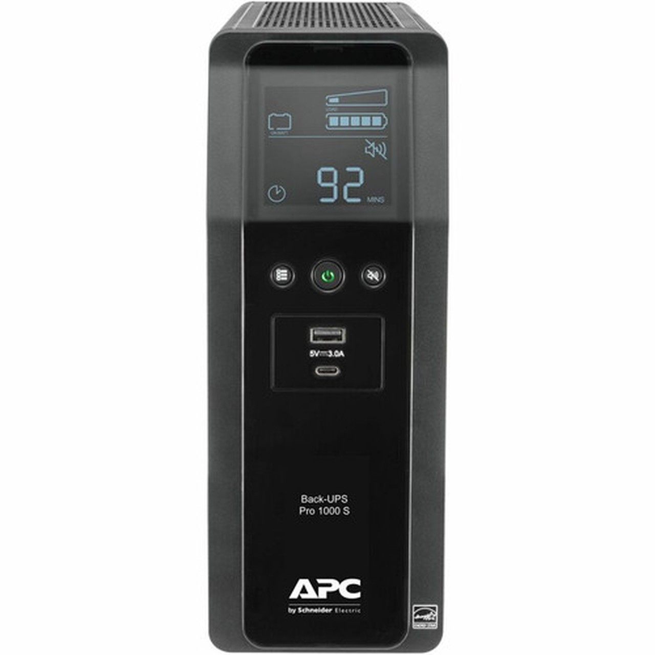 APC by Schneider Electric Back-UPS Pro BR1000MS 10KVA Tower UPS - Tower - 16 Hour Recharge - 370 Minute Stand-by - 120 V AC Input - BR1000MS