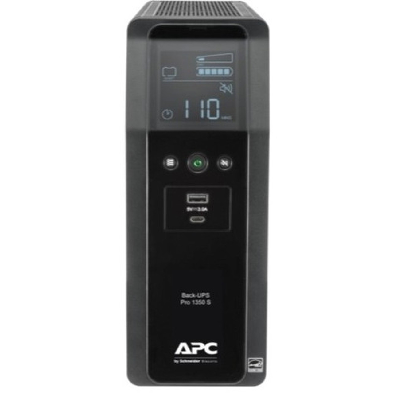 APC by Schneider Electric Back-UPS Pro BR BR1350MS 1350VA Tower UPS - Tower - 16 Hour Recharge - 330 Minute Stand-by - 120 V AC Input BR1350MS