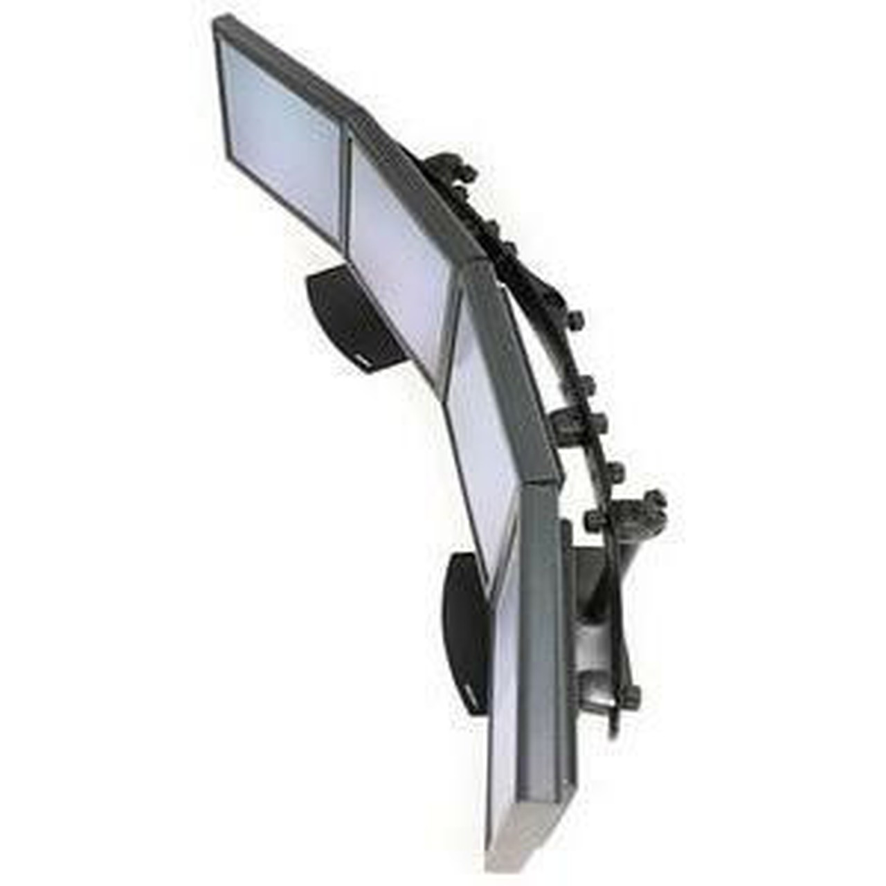 Ergotron DS100 Free Standing Base - Up to 20 Screen Support - 1270 kg Load Capacity - Flat Panel Display Type Supported - Black 33-262-200