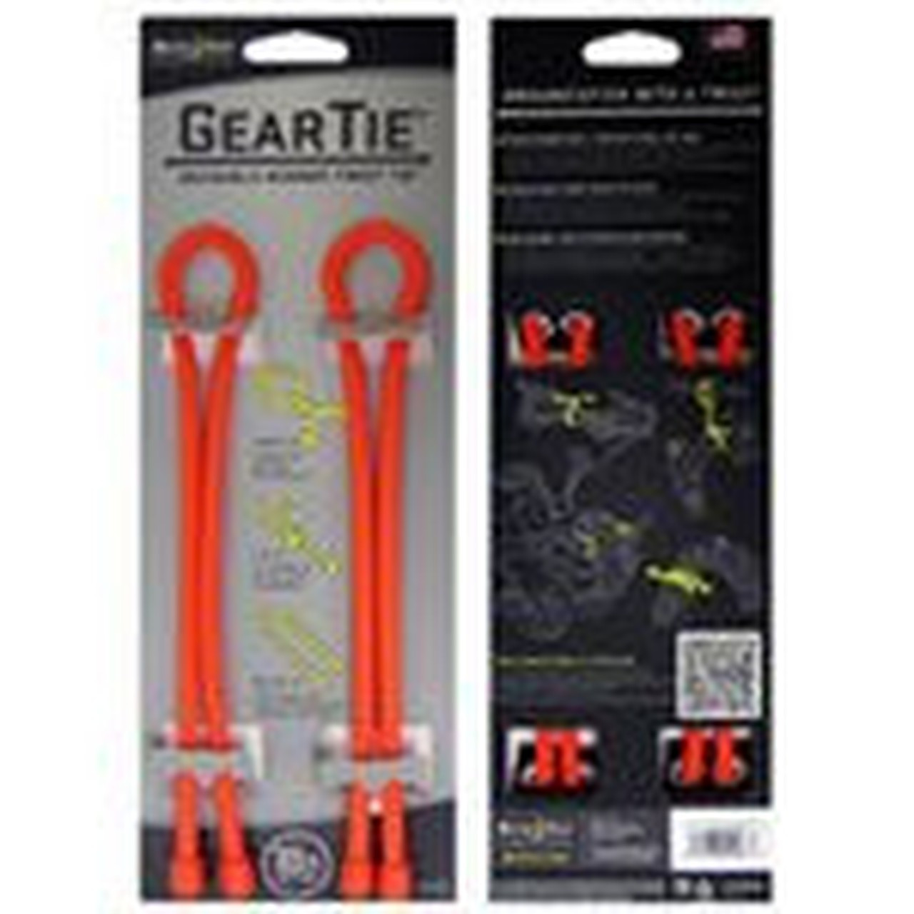 GEAR TIE 18-BRIGHT ORANGE 2PK GT18-2PK-31