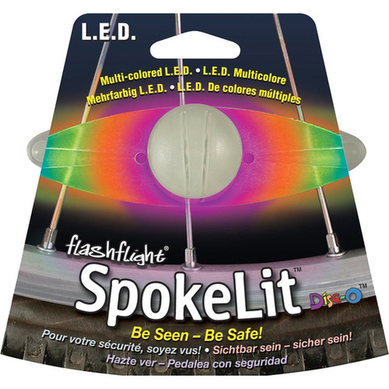 Nite Ize SpokeLit - LED Bulb - Weather Proof Water Proof - Surface Mount SKL-03-07