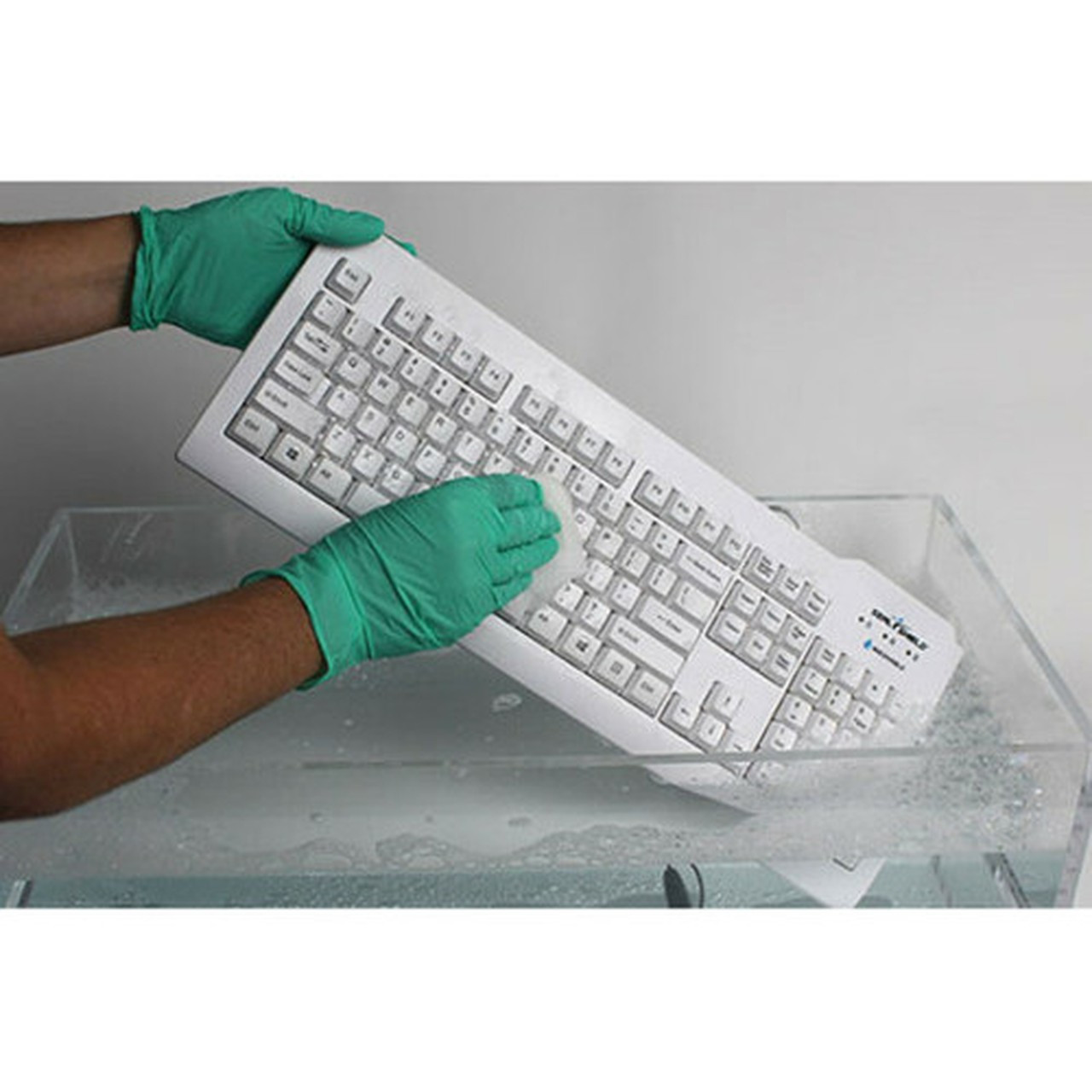 Seal Shield Silver Seal Waterproof Keyboard - Cable Connectivity - USB Interface - 104 Key - English US - QWERTY Layout - Windows - SSWKSV207L