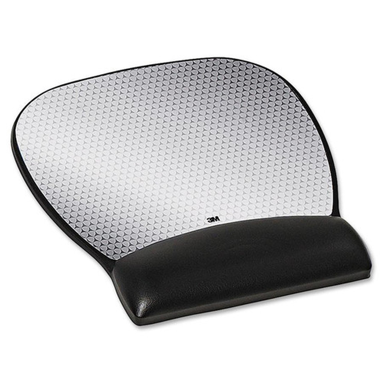 3M Gel Mouse Pad - 075 1905 mm x 875 22225 mm x 975 24765 mm Dimension - Black - Gel MW310LE