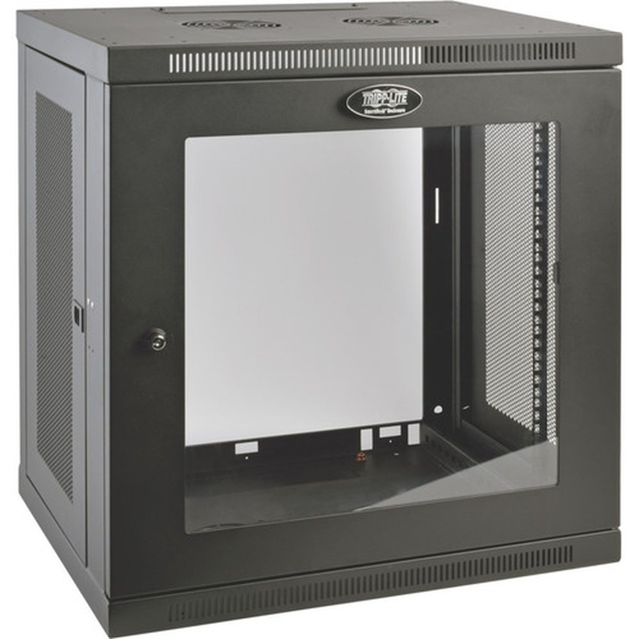 Tripp Lite SRW12UG SmartRack 12U Low-Profile Switch-Depth Wall-Mount Rack Enclosure Cabinet - For Server - 12U Rack Height x 19 mm x SRW12UG