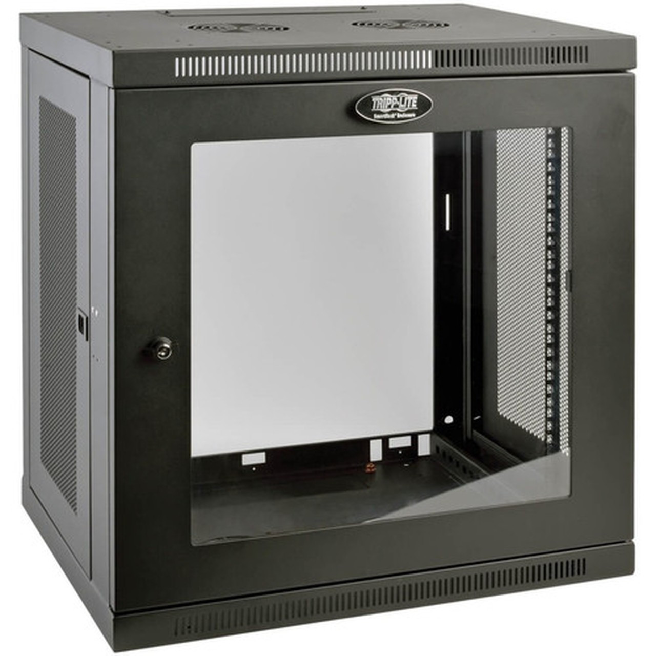Tripp Lite SRW12UG SmartRack 12U Low-Profile Switch-Depth Wall-Mount Rack Enclosure Cabinet - For Server - 12U Rack Height x 19 mm x SRW12UG