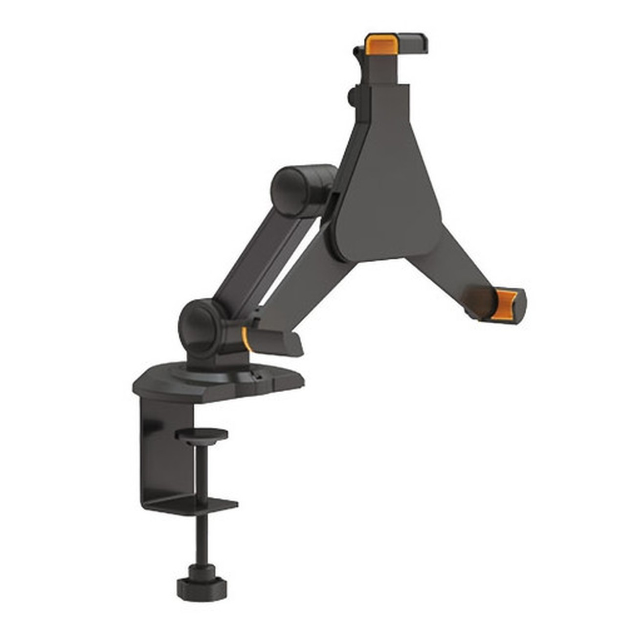 Tablet mount single arm clamp for iPad and 89-104 tablets - Black FN-MT-2101-BK