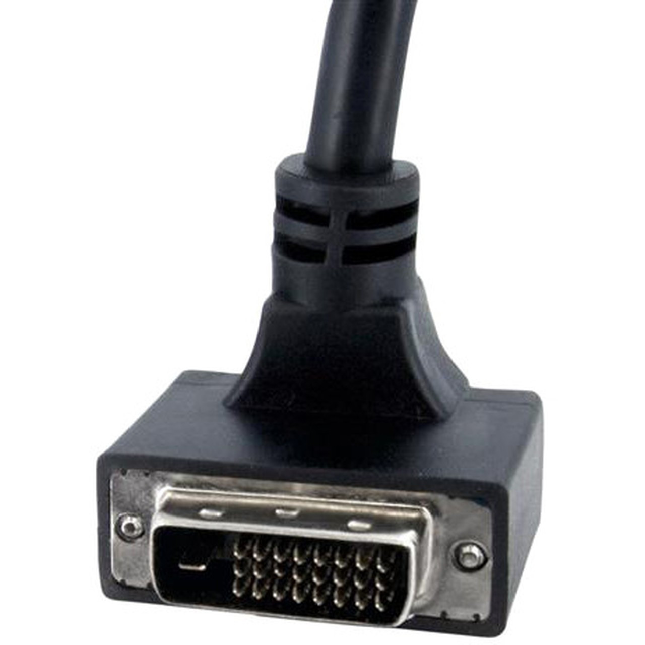 StarTechcom 6 ft 90 Degree Down Angled DVI-D Monitor Cable - MM - DVI-D Dual-Link Male Video - DVI-D Dual-Link Male Video - 6ft DVIDDMMBA6