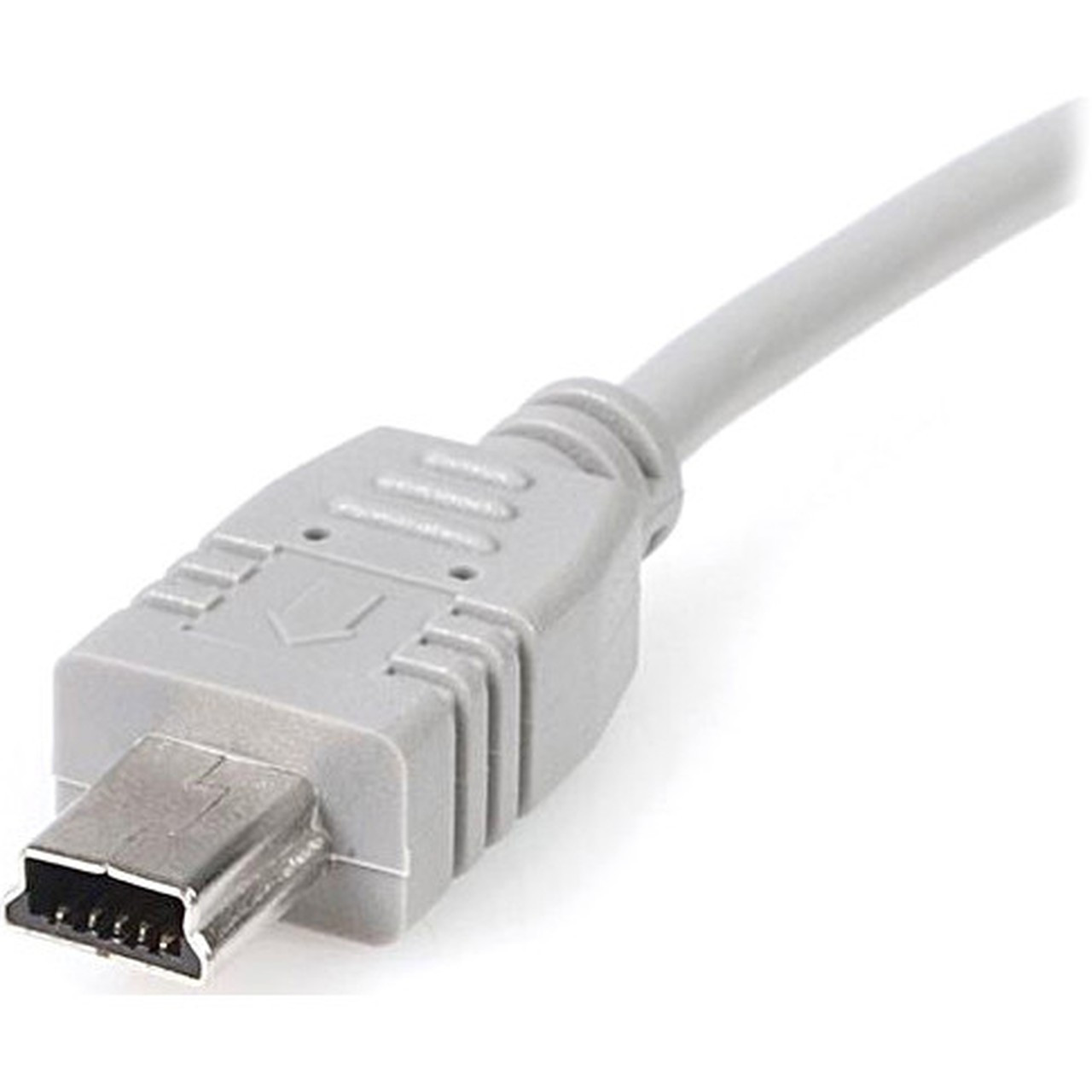 StarTechcom 6in Mini USB 20 Cable - A to Mini B - Type A Male USB - Mini Type B Male USB - 6 - Gray USB2HABM6IN