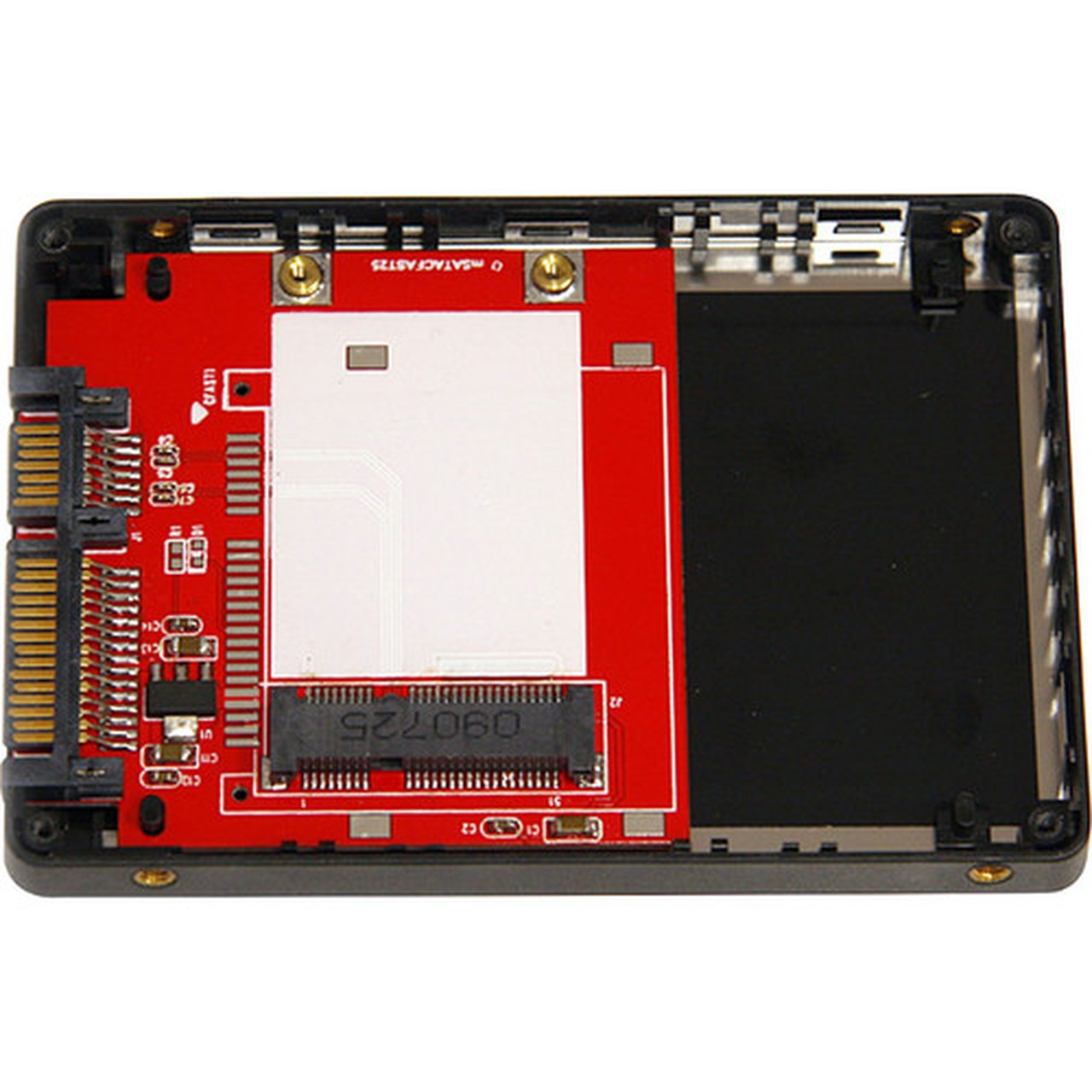 StarTechcom 25in SATA to Mini SATA SSD Adapter Enclosure - 1 x Total Bay - 1 x 25 Bay - Serial ATA SAT2MSAT25