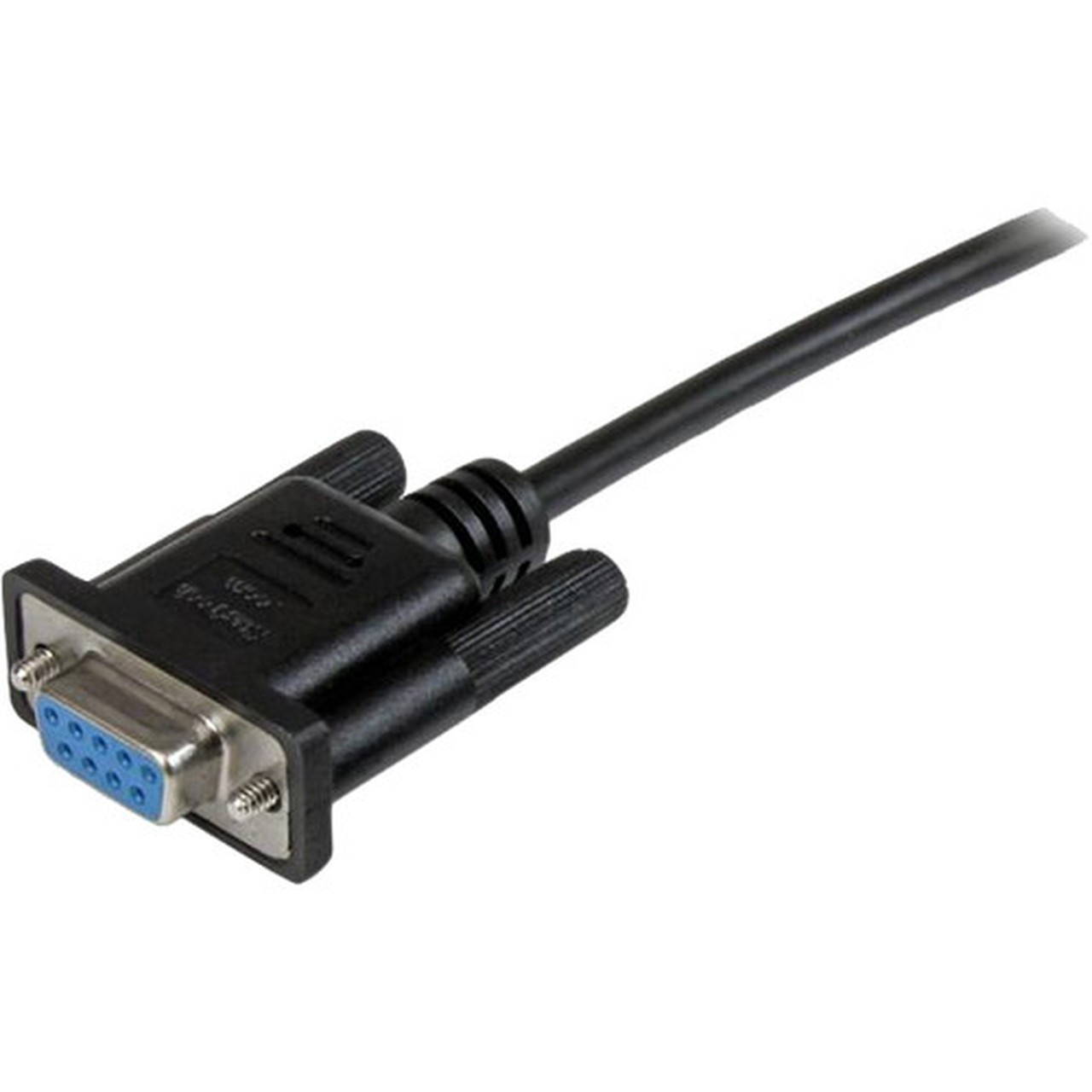 StarTechcom 1m Black DB9 RS232 Serial Null Modem Cable FF - 33 ft Serial Data Transfer Cable for Modem - First End 1 x DB-9 Female SCNM9FF1MBK