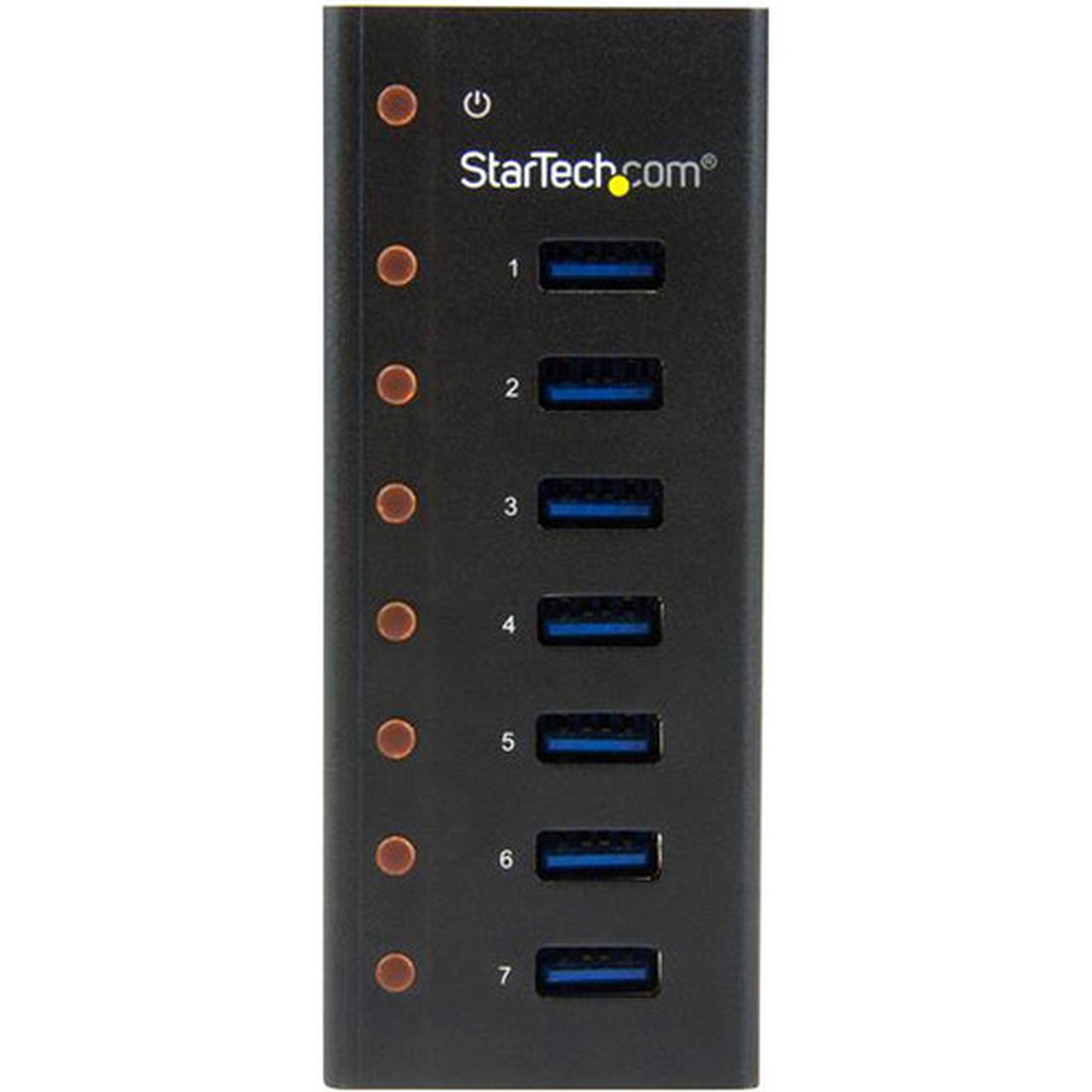 StarTechcom 7 Port USB 30 Hub - Desktop or Wall-mountable Metal Enclosure - USB - External - 7 USB Ports - 7 USB 30 Ports ST7300U3M