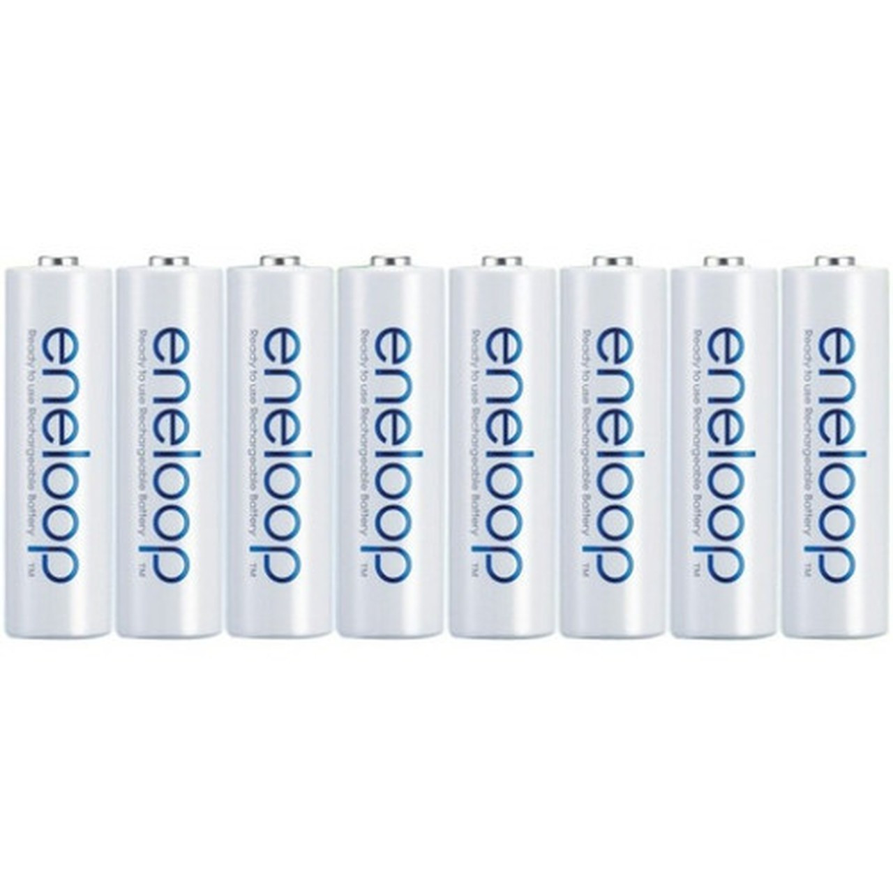 Panasonic BK3MCCA8BF Eneloop Battery - For Multipurpose - Battery Rechargeable - AA - 12 V DC - 2000 mAh - Nickel Metal Hydride - 8  BK3MCCA8BF