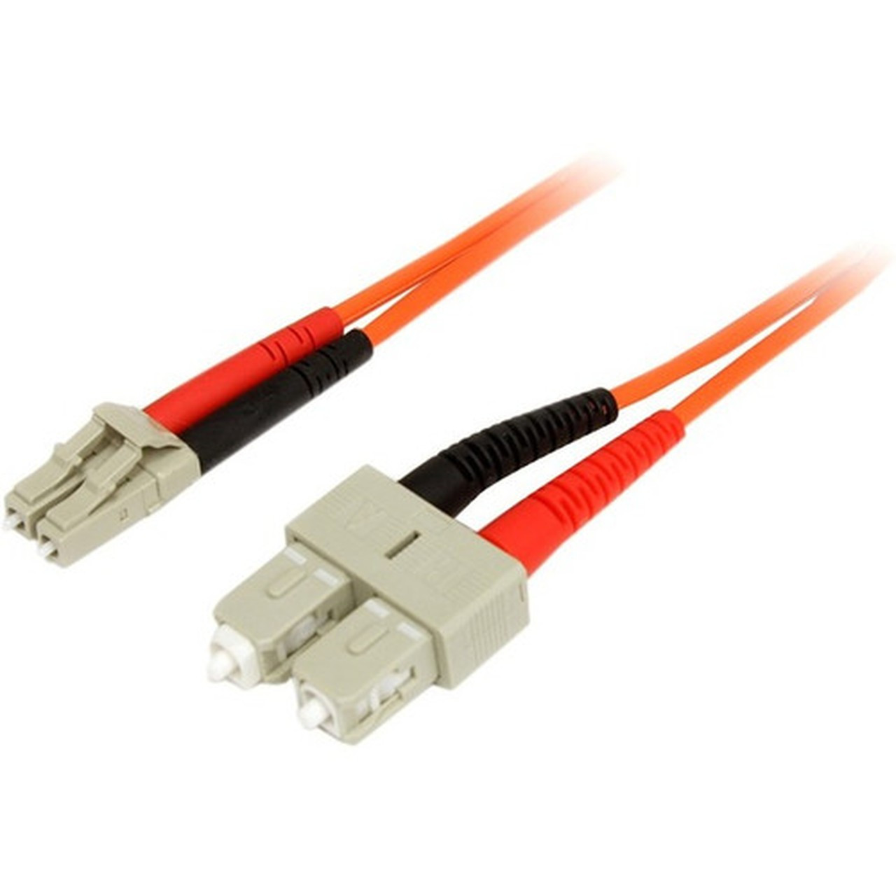 StarTechcom 3m Fiber Optic Cable - Multimode Duplex 625125 - LSZH - LCSC - OM1 - LC to SC Fiber Patch Cable - LC Male - SC Male - FIBLCSC3