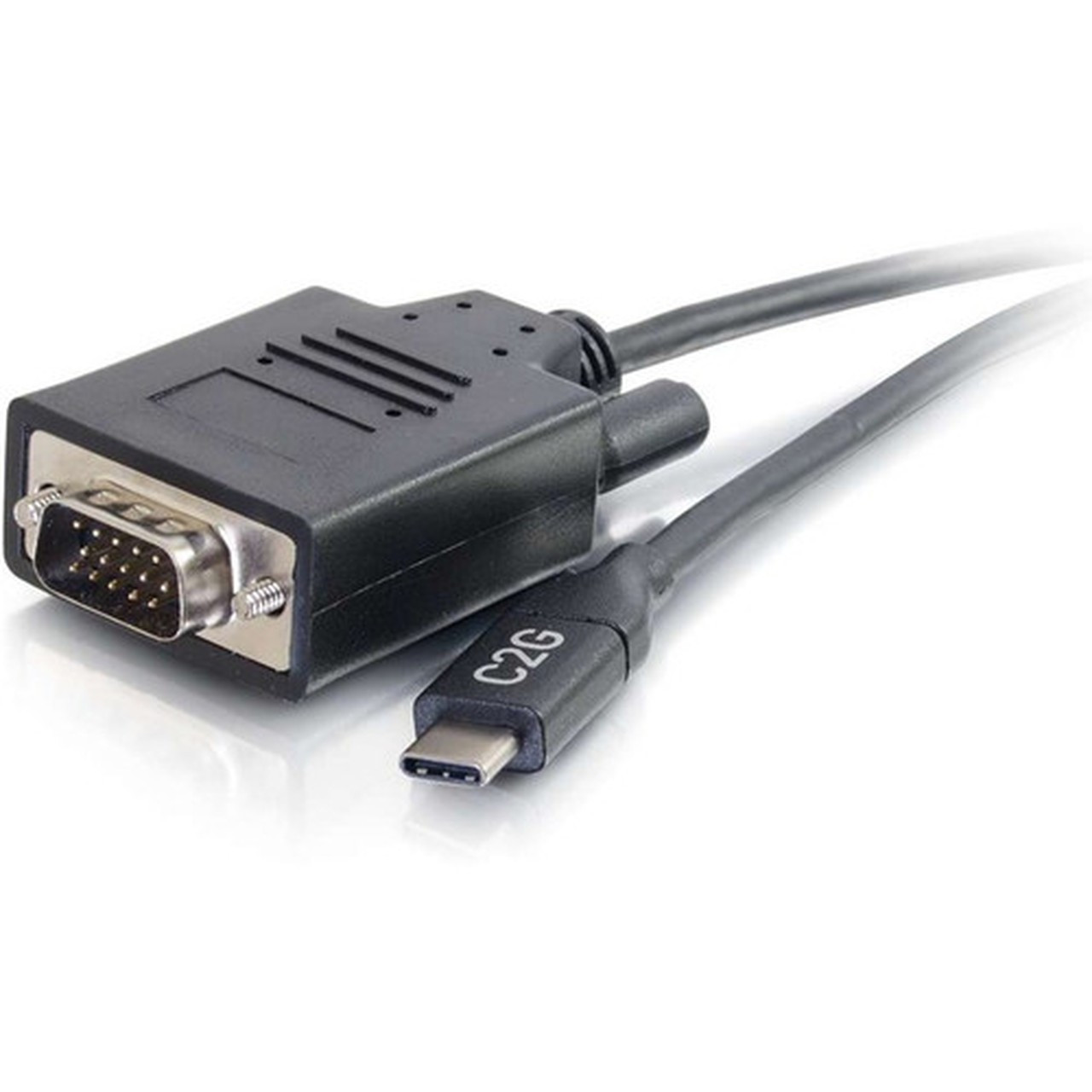 C2G 6ft USB C to VGA Adapter Cable - Video Adapter - 6 ft USBVGA Video Cable for Projector Monitor Video Device - First End 1 x C 26895