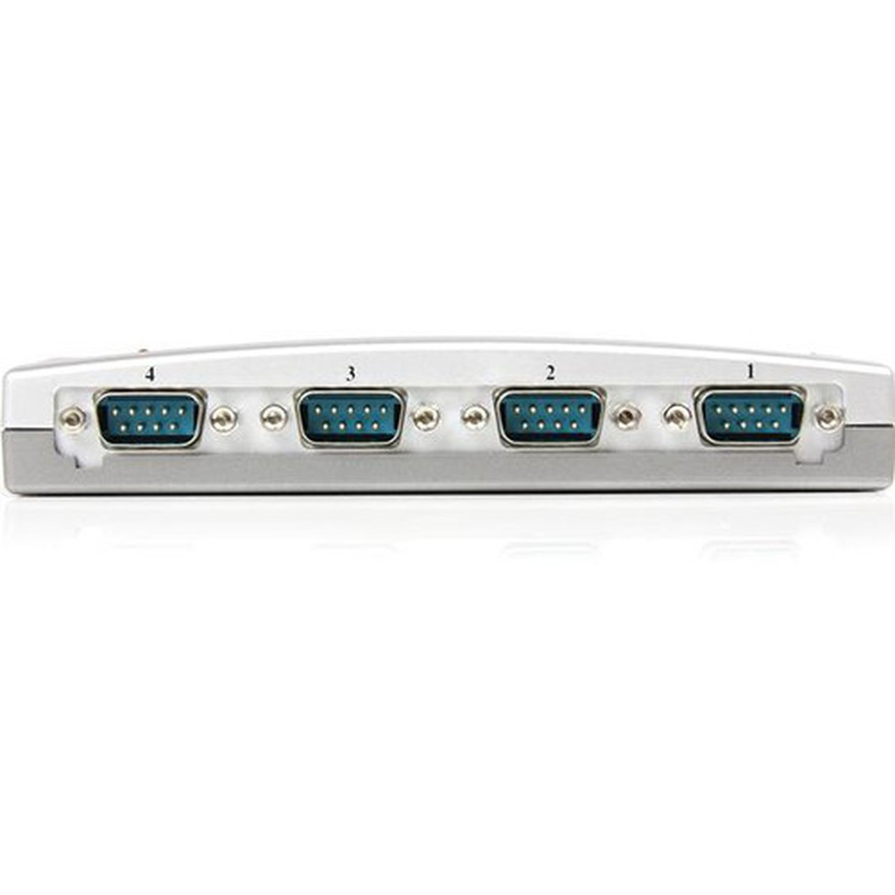 StarTechcom USB to Serial Adapter Hub - 4 Port - Bus Powered - DB9 9-pin - USB Serial - FTDI USB to Serial Adapter - 1 x 4-pin Type ICUSB2324