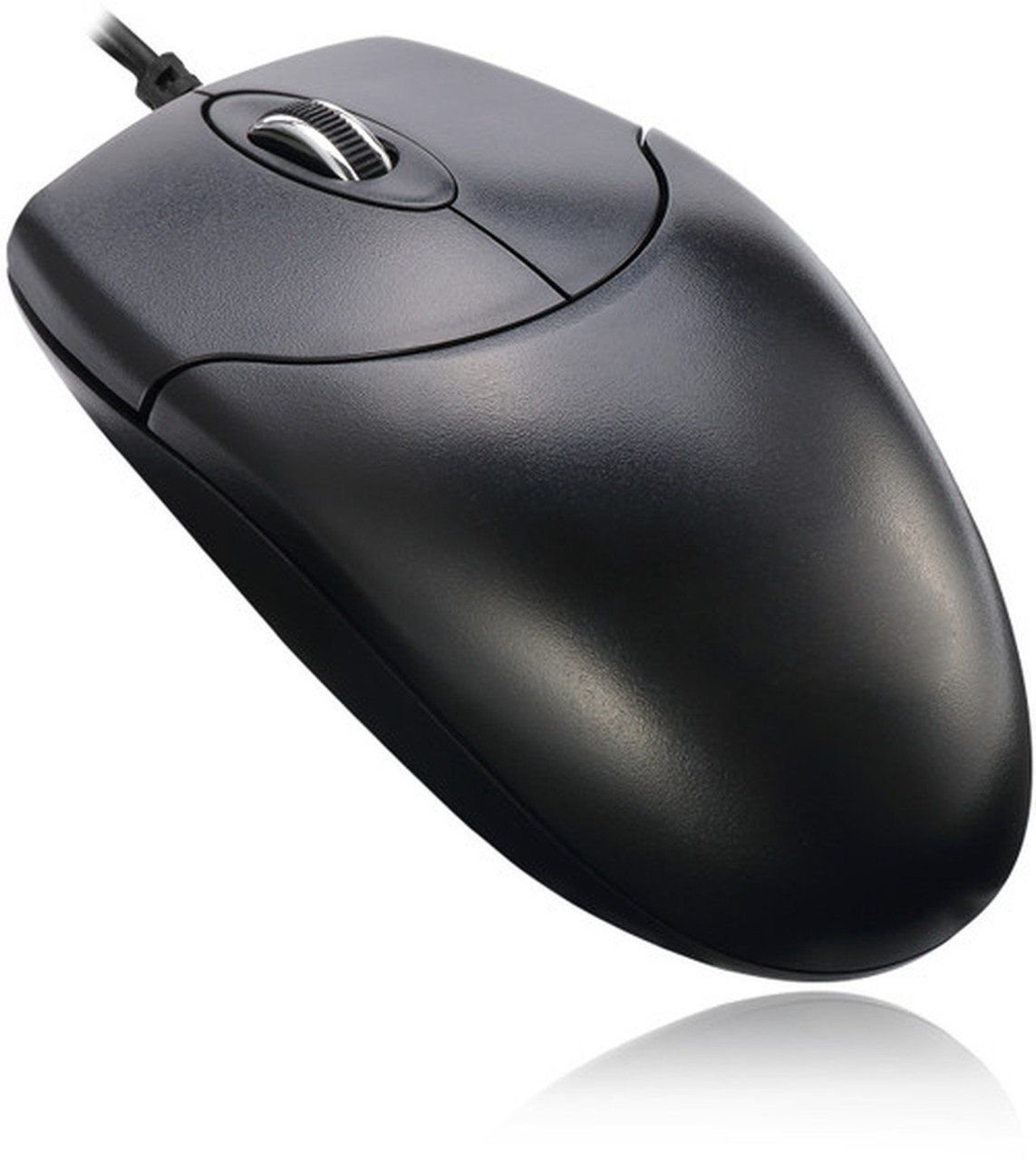 Adesso HC-3003PS - 3 Button Desktop Optical Scroll Mouse PS2 - Optical - Cable - Black - PS2 - 1000 dpi - Scroll Wheel - 3 HC-3003PS