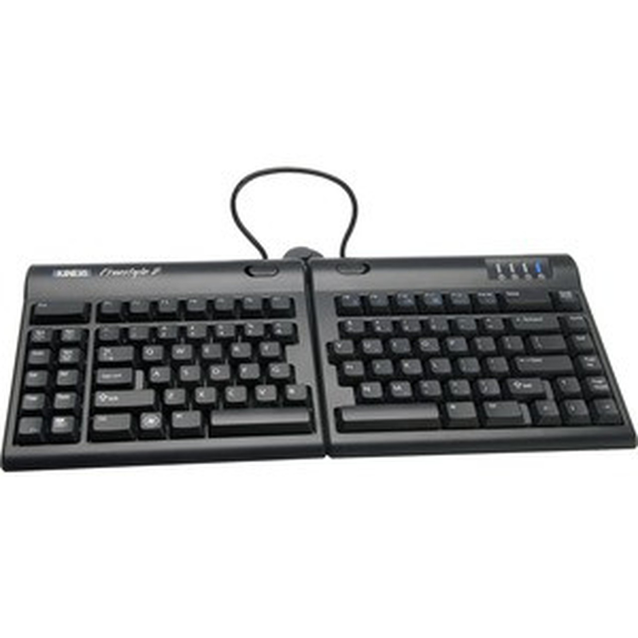 Kinesis Freestyle2 Blue Bluetooth Multichanneltrade Keyboard For Pc - Wireless Connectivity - Bluetooth - English US - Mac PC - KB800PB-BT