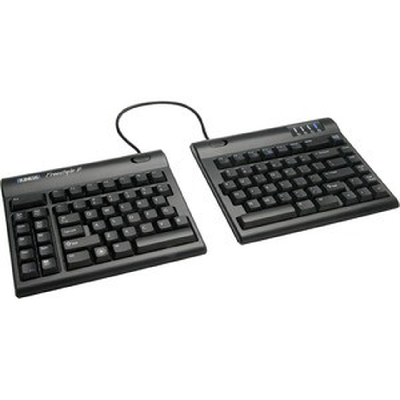 Kinesis Freestyle2 Blue Bluetooth Multichanneltrade Keyboard For Pc - Wireless Connectivity - Bluetooth - English US - Mac PC - KB800PB-BT