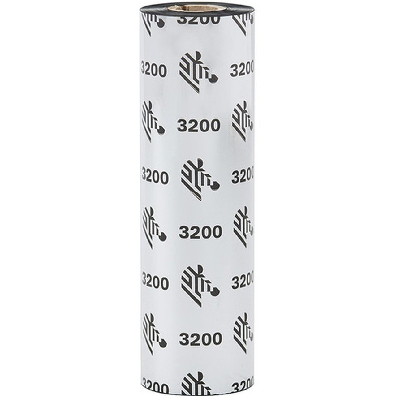 Zebra Wax Resin Ribbon 224inx242ft 3200 High Performance 05in core - Thermal Transfer - Black - 12 800132-102
