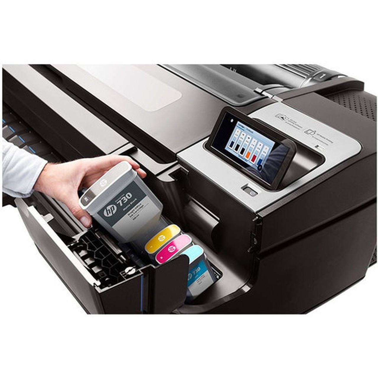 HP Designjet T1700 PostScript Inkjet Large Format Printer - 44 Print Width - Color - Printer - 6 Colors - 26 Second Color Speed - x 1VD87AB1K