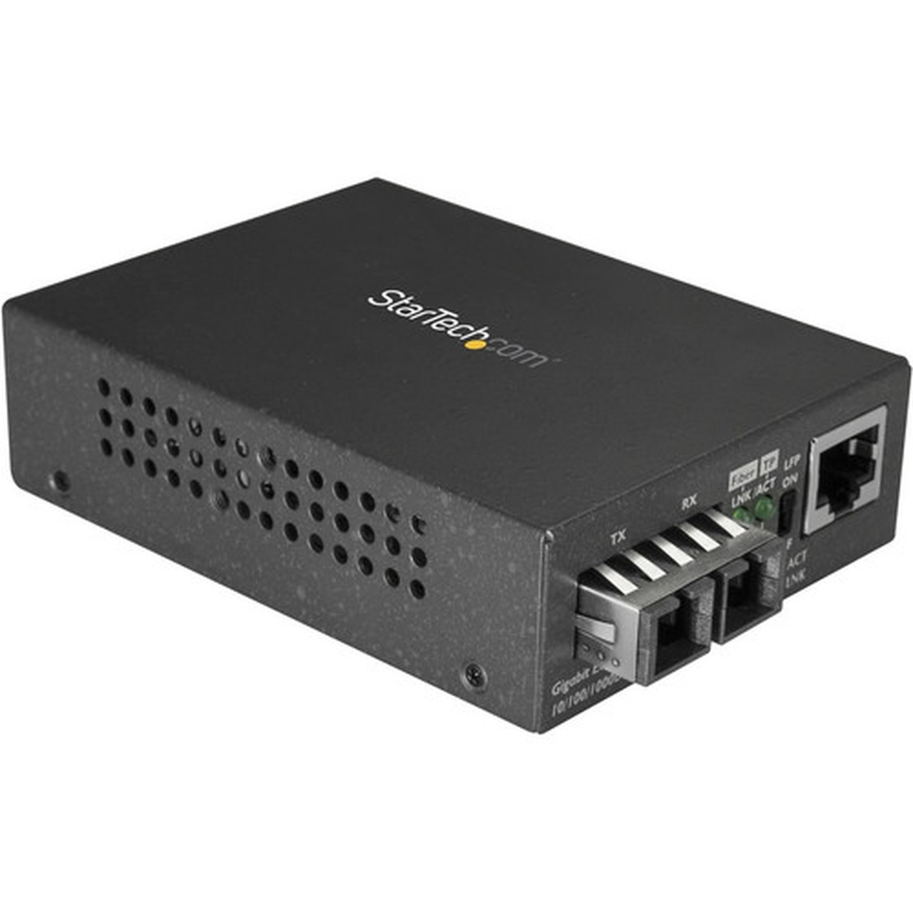 StarTechcom Multimode MM SC Fiber Media Converter for 101001000 Network - 550m Range - Gigabit Ethernet - 850nm - Full Duplex - a MCMGBSCMM055