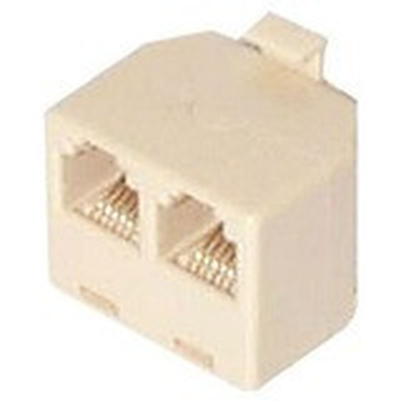 StarTechcom RJ11 to 2x RJ11 Splitter Adapter MF - 1 x RJ-11 Male - 2 x RJ-11 Female - Beige RJ11SPLITTER