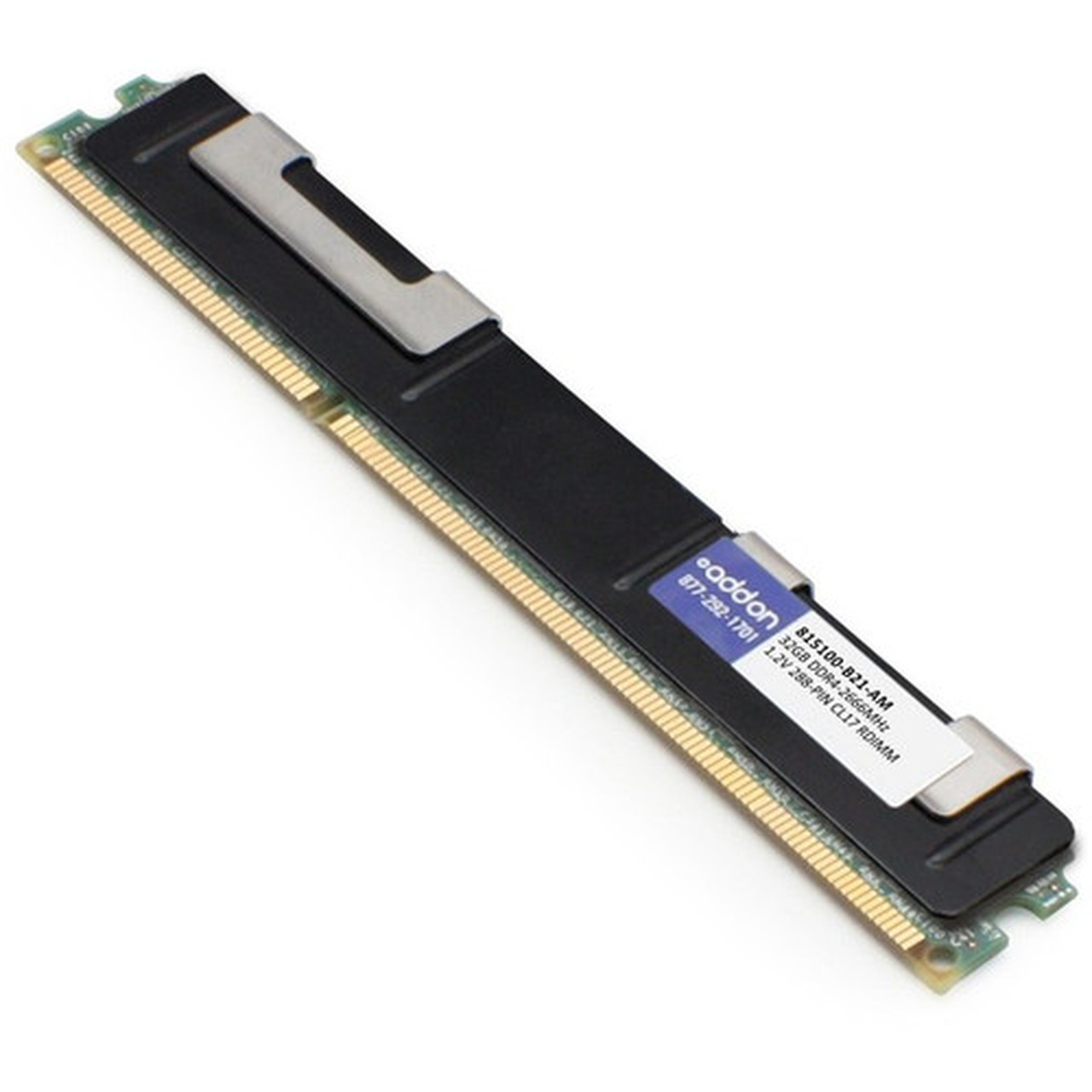 AddOn HP 32GB DDR4 SDRAM Memory Module - 32 GB - DDR4-2666PC4-21300 DDR4 SDRAM - CL17 - 120 V - ECC - Registered - 288-pin - DIMM 815100-B21-AM