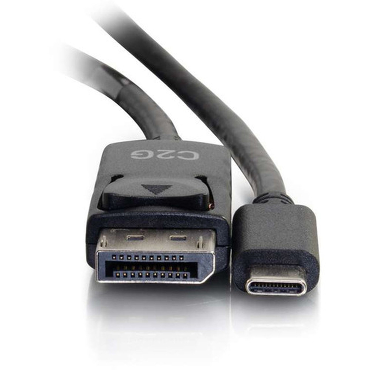 C2G 12ft USB C to DisplayPort 4K Cable Black - 12 ft DisplayPortUSB AV Cable for AudioVideo Device Projector Notebook - First 1 x 26904