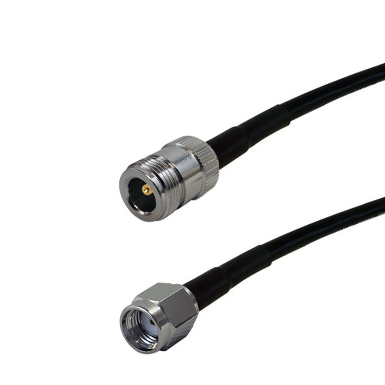 15ft RG174 N-Type Female to SMA-RP Reverse Polarity Male Cable FN-RF0-0112-015