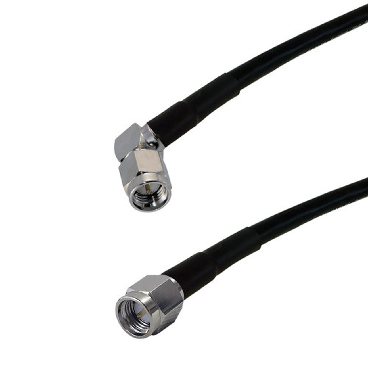15ft LMR-195 SMA Male to SMA Right Angle Male Cable FN-RF1-1014-015