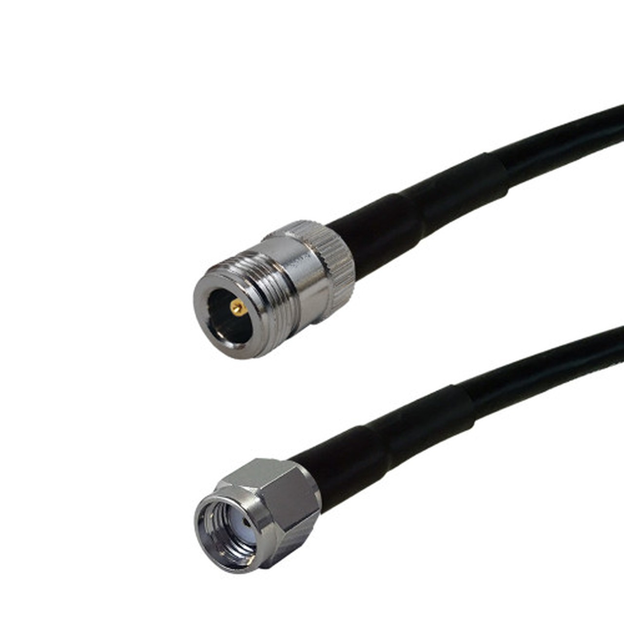 10ft LMR-240 N-Type Female to SMA-RP Reverse Polarity Male Cable FN-RF2-0112-10