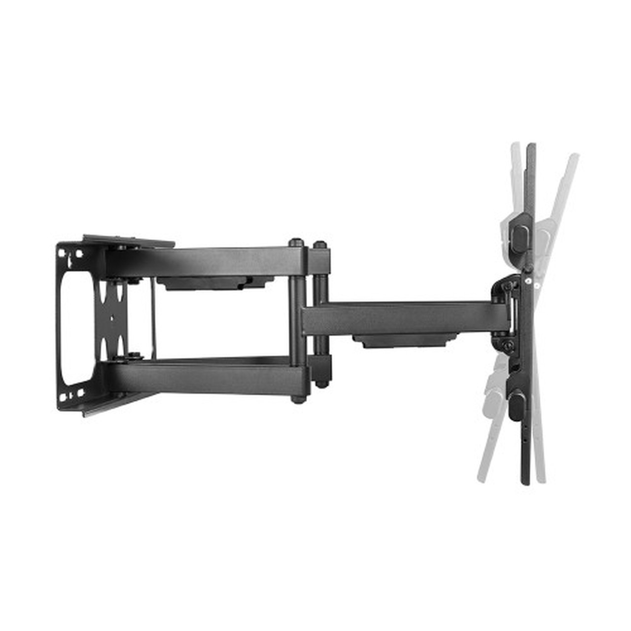 Full Motion TV Wall Mount Bracket for Flat and Curved LCDLEDs - Fits Sizes 37 to 70 inches - Maximum VESA 600x400 FN-MT-753-BK
