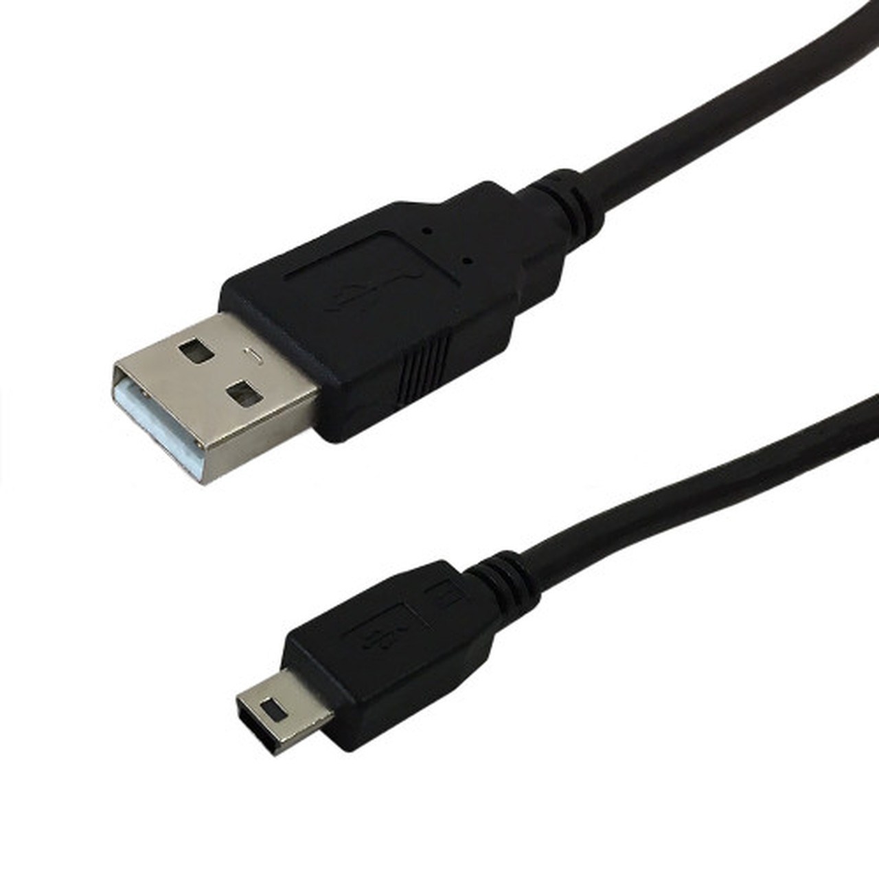 15ft USB 20 A Male to Mini-B 5-pin Male Hi-Speed Cable - Black FN-USB-AM51-15
