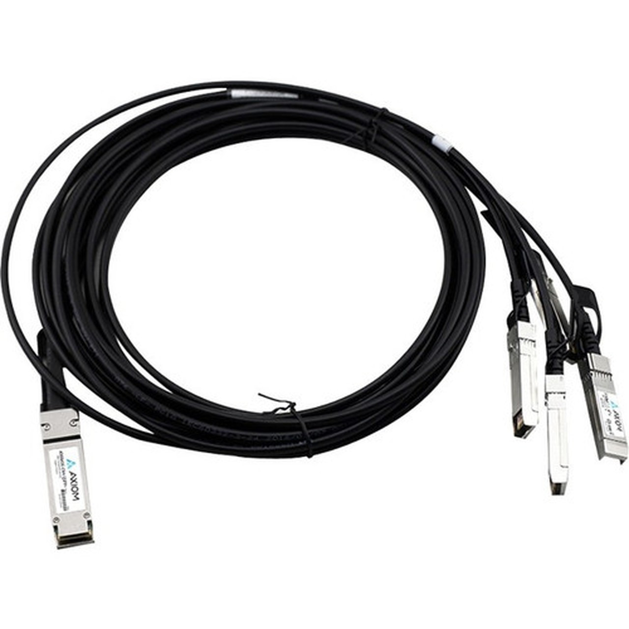 Axiom Network Splitter Cable Adapter - 164 ft Network Cable for Network Device - First End 1 x QSFP - Second End 4 x SFP - Cable QSFP-4SFP10G-CU5M-AX