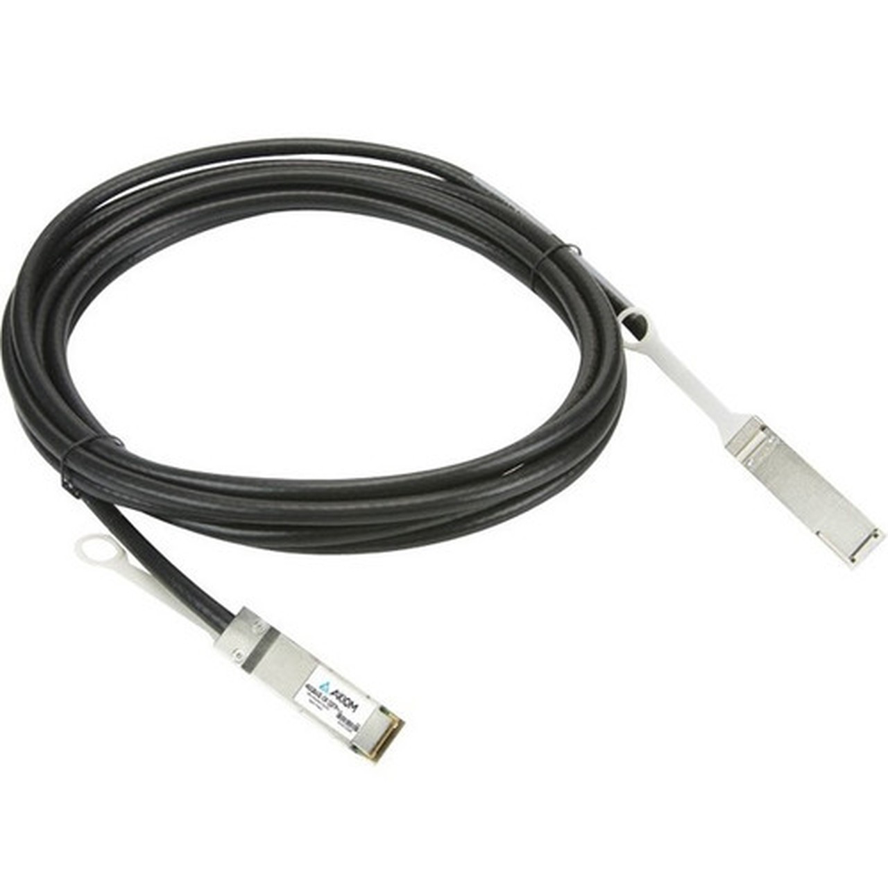 Axiom 40GBASE-CR4 QSFP Direct-attach Copper Cable 10-meter Active - 328 ft Twinaxial Network Cable for Network Device - SFF-8436 - QSFP-H40G-ACU10M-AX