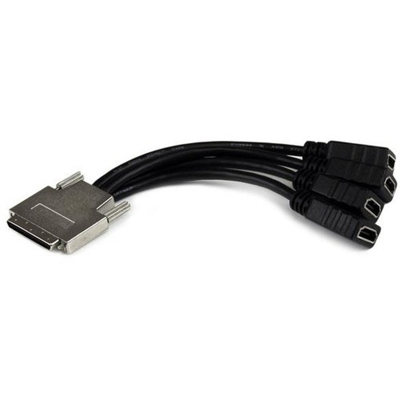 StarTechcom VHDCI to Quad HDMI Splitter Breakout Cable - VHDCI M to 4x HDMI F - 1 ft HDMIVHDCI AV Cable for AudioVideo Device VHDCI24HD