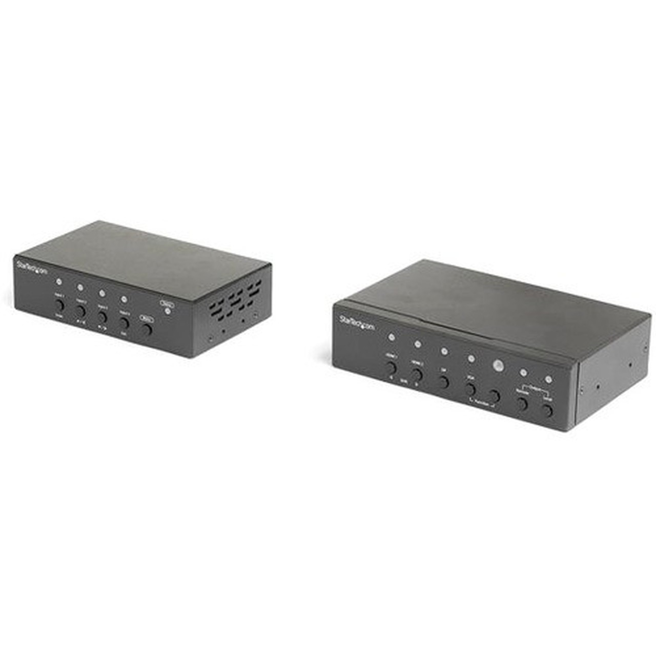 StarTechcom Multi-Input HDBaseT Extender Kit with Built-In Switch and Video Scaler - DisplayPort HDMI and VGA Over CAT6 or CAT5 - to ST121HDBTSC